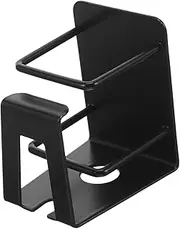 Beavorty Electric Razor Stand Wall Mounted Stainless Steel Shaver Holder Space Saving Design Punch Installation Elegant Bathroom Storage for Electric Shavers and Trimmers