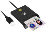 ZOWEETEK CAC Card Reader Military, Smart Card Reader DOD Military USB