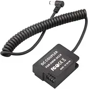DMW-BLC12 Power AC Adapter Dummy Battery with DC Cable for Panasonic G85 G7 FZ300 Digital Camera