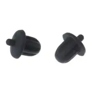 10pcs Black Rubber 6.35mm Audio Jack PC DVD Microphone Socket Dust CS*AU