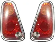 Rear Left+Right Tail Light Lamp 63217166955 56 ，Compatible for Mini Cooper R50 R52 R53 2005-2008