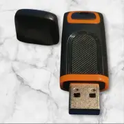 Black & Orange USB Flash Drive Memory Stick Thumb 60Gb Win Formatted W Cap