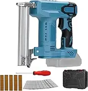 Nail Gun Compatible with M-akita 18V Lithium Battery, Cordless Nail Stapler, 2 in 1 Nailer Battery Cordless Electric Stapler with 1000 Nails and 500 Staples