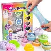 Care Bears Ultimate Slime Mix-Ins, 6-Pack Scented Slimes, Includes Cloud Slime & Glitter Slime, Party Favors for Kids 8-12, Slime for Kids, Slime Party Favors, Slime Kit for Girls Ages 8-12