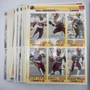 Complete 1993 GameDay NFL McDonald's Sheet Set in Original 81 Sheets Uncut