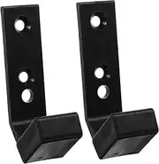 Abaodam 2Pcs Professional Wall Mounted Barbell Rack Space Saving Storage for Dumbbell Pole Easy Install Fitness Equipment Holder for Home Gym and Workout
