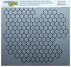 Reverse Chicken Wire Honeycomb Stencil 12" Chain Link Hexagon Pattern Template