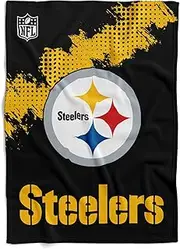 Great Branding Pittsburgh Steelers NFL Fleece Super Soft Plush Blanket