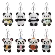 Panda Key Holder Plush Keychain For Backpacks Panda Keychain Panda Keyring