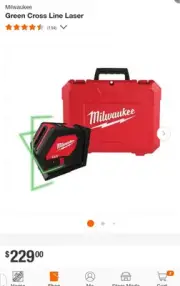 ⭐️NEW⭐️ Milwaukee 3421-21 Green Cross Line Laser
