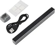 Tihebeyan RGB Voice Control Music Light Ambient Bar for Automobile Study, Adjustable RGB Sound Reactive Lamp for Music Lovers, ABS Material (Silver)