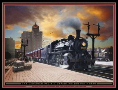 Landscapes Themed Cities Train 240-32-3 Artwork Micro Fiber Cleaning Cloth 6x8"