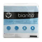 Bianca Comfort in Cotton Quilt Doona 300GSM Summer Weight 5 Sizes