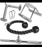 NBJstar- Cable Attachments: Double D Handle, Tricep Rope, Rotating Bar, V Shaped