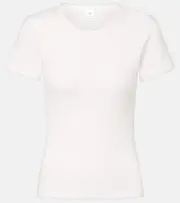 [Leset] Leset Pointelle cotton T-shirt AU 14 white