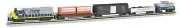 Trains Freightmaster Ready To Run Piece Electric Train Set N ScaleSilver 0.5