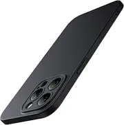 JETech Slim Case for iPhone 15 Pro Max 6.7-Inch with Camera Lens Full Cover Protection, Ultra-Thin Lightweight Matte Finish Minimalist Protective Phone Cover (Black Titanium)