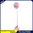 AU Folding Telescopic Floor Fan Summer Mute Student Desktop Table Fan (Pink)