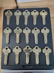 15 ASSORTED CORBIN X1-77-5 LOCKSMITH ORIGINAL CORBIN KEY BLANKS NEW OLD STOCK