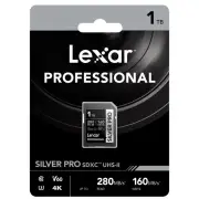 Lexar Professional SILVER PRO SDXC UHS-II Card Capacity: 1TB