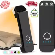 Book Reading Light,Silent Touch Book Lamp for Reading in Bed,Rechargeable Clip O
