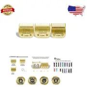 Grooming Made Easy: 3-Pack Detachable Dog Clipper Blades - Fits Wahl KM10