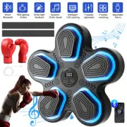 Smart Music Boxing Machine, Interactive Punching Trainer w/ Gloves Wall Mounted