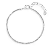 925 Sterling Silver Adjustable Thin Chain Cord Bracelet for Little Girls
