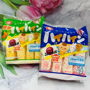日本 龜田製粿 嬰兒米果 嬰兒米餅 七個月大起可食用 53g  (原味/野菜)