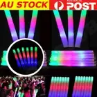 Up100x LED Foam Sticks RGB Thunder Wand Glow Sticks Flashing Light Rave Party✨