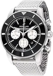 [Breitling] Superocean Heritage II Chronograph Automatic Chronometer Black Dial Men's Watch AB0162121B1A1