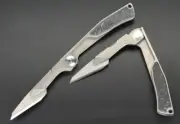 MG CNC Titanium Alloy Key Chain Utility Knife EDC Outdoor Camping Folding Knife