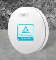 Wireless Photoelectric Interconnected Smoke Detector Fire Alarm 10 Year Battery