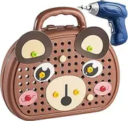Kids Tool Kit Set & Child Size Tool Belt,Construction and Crafts Learning for Kids,Engineering Construction Toy for Preschool Young Children Girls (3years or )