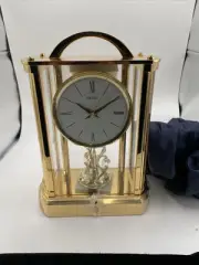 NEW Seiko Mantel Clock Gold