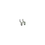 Azar Metal U Hooks For Slatwall/Pegboard 20/Pack 700020