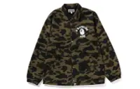 在飛比找Yahoo!奇摩拍賣優惠-A BATHING APE 1ST CAMO COACH J