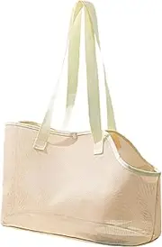Cat Shoulder Carrier - Cat Comfort Carrier | Portable Small Dog Carry Bag, Breathable Mesh Avoid Escaping Outing Tote Pack Portable for Medication Administration, Grooming, Visits and Nail Trimming