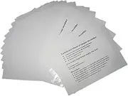 VANRA Shredder Lubricant Sheets, Shredder Oil Sheet Paper Shredder Micro Cut (Pack of 12)