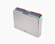 4-piece Chopping Board Set - Coast Silver | Joseph Joseph AU