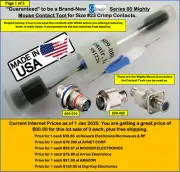 LOT SALE DMC MFG-GLENAIR SERIES 80 Mighty Mouse Insertion/Extract Tool 809-088