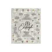 Faith-Inspired Crushed Velvet Blanket - His Grace Is Enough, Cozy Throw,