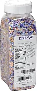 DECOPAC Wonderment Fusion Mix Candy Sprinkles, 27oz, Fancy Sprinkles in Handheld Container, Edible Sprinkles For Celebration Cakes, Cupcakes, Cookies and Donuts
