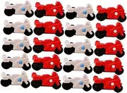 CORHAD 20Pcs Mini Cartoon Erasers for Students Fun and Creative Stationery Adorable Shapes for Writing School Supplies and Collecting Random Color