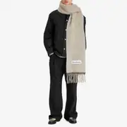 Acne Studios Vally Solid Logo Scarf