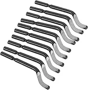Stainless Steel Trimming Blades 10pcs Deburring Scrapers Blade Scraper Tool for Steel Aluminum Plastic Industrial Trimmer