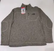 The North Face Sweater Men’s Gordon Lyons 1/4 Zip Sz S Small Dune Beige