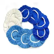 9 Pcs Car Buffer Bonnets Pads 9-10 Inch Waxers Bonnet Covers for Buffer Polisher