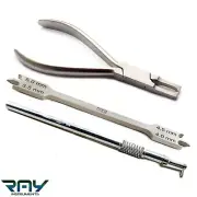 Dental Bracket Remover Pliers Bracket Positioner Height Gauge Bonding Braces Kit