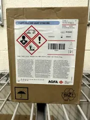 **BRAND NEW/ NEVER OPENED** [2 BOTTLES] AGFA Anapurna 500 Light Cyan Ink (4O2HL)